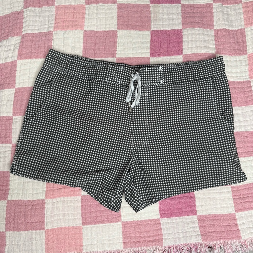 2XIST Black and White Checkered Shorts